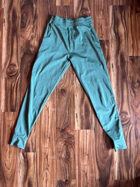 PINK Victoria's Secret Seafoam Green Track Joggers
